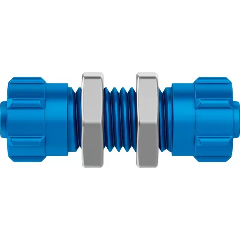 Муфта ниппельная с накидной гайкой для панельного монтажа Festo SCK-PK-4