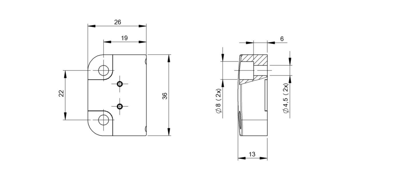 Магнитный датчик безопасности Balluff BID R01K-4M100