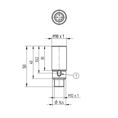 Индуктивный датчик Wenglor IW080BM50VB3