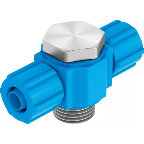 Тройник ниппельный с резьбой и накидной гайкой Festo TCK-1/8-PK-6-KU
