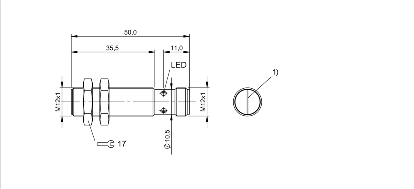 Магнитный датчик Balluff BMF 12M-PS-C-2-S4