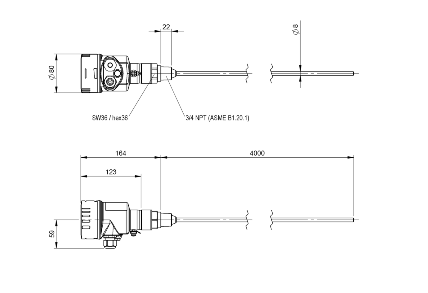Радарный уровнемер Balluff BMD 1LTD-4000/10F-AE520A-KM20K
