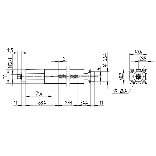 Световая завеса Wenglor OSEI202Z0103