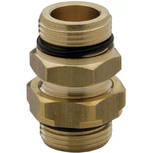 Ниппель с наружной резьбой для панельного монтажа Camozzi D2502-M22X1,5TC-M22X1,5C