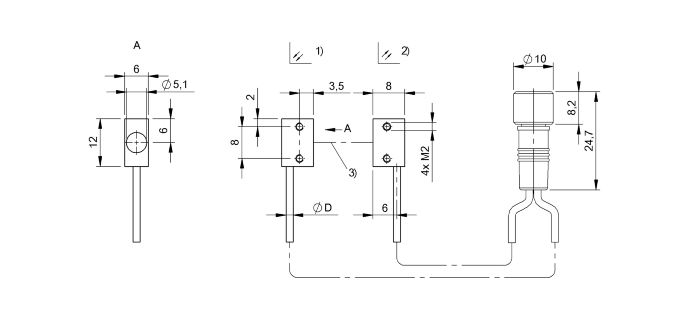 Оптоволоконный кабель Balluff BOH TI-R010-008-01-S49F