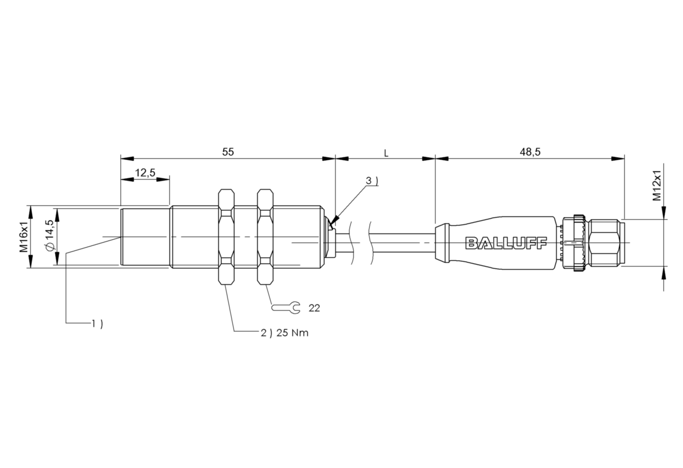RFID головка чтения/записи Balluff BIS VM-346-401-S4