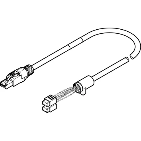 Кабель кодирующего устройства Festo NEBM-T1G8-E-15-N-R3G8