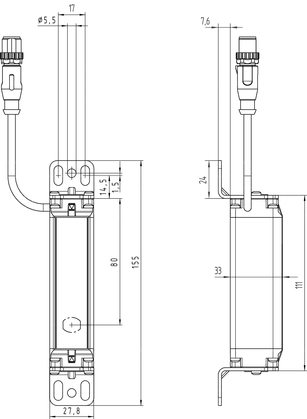 Cветовой барьер безопасности Schmersal SLB440-ER-2-LST-H-EH