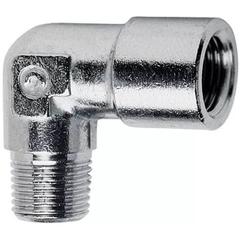 Штуцер угловой с наружной и внутренней резьбой Camozzi-2021-M5-M5