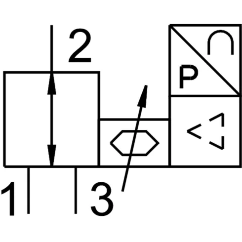 Пропорциональный регулятор давления Festo VEAB-L-26-D15-Q4-V1-1R1