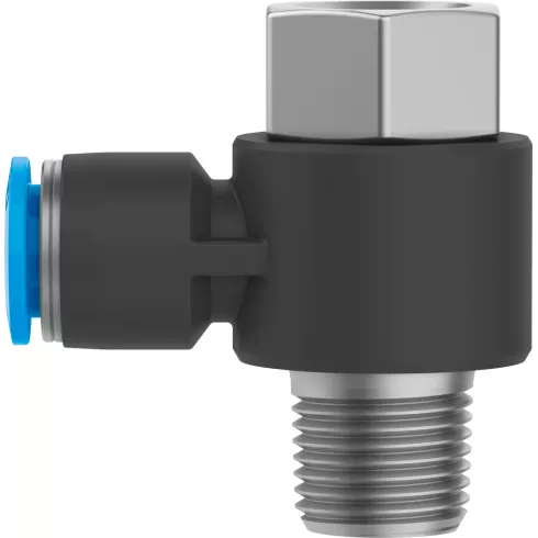 Тройник цанговый с внутренней резьбой и наружным шестигранником Festo QSTF-1/4-10-B