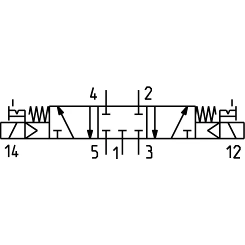 Распределитель с электромагнитным управлением Camozzi 464-011-22IL