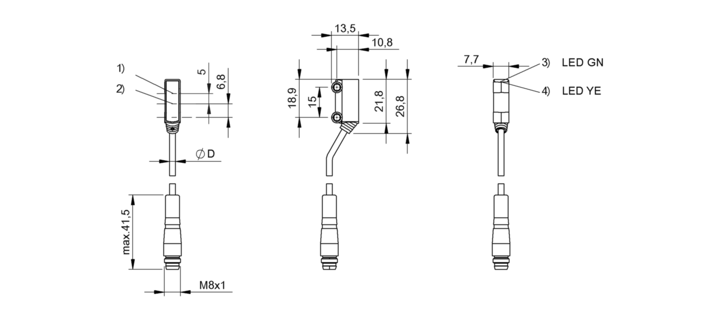Оптический датчик Balluff BOS R020K-PS-PR11-00,2-S49