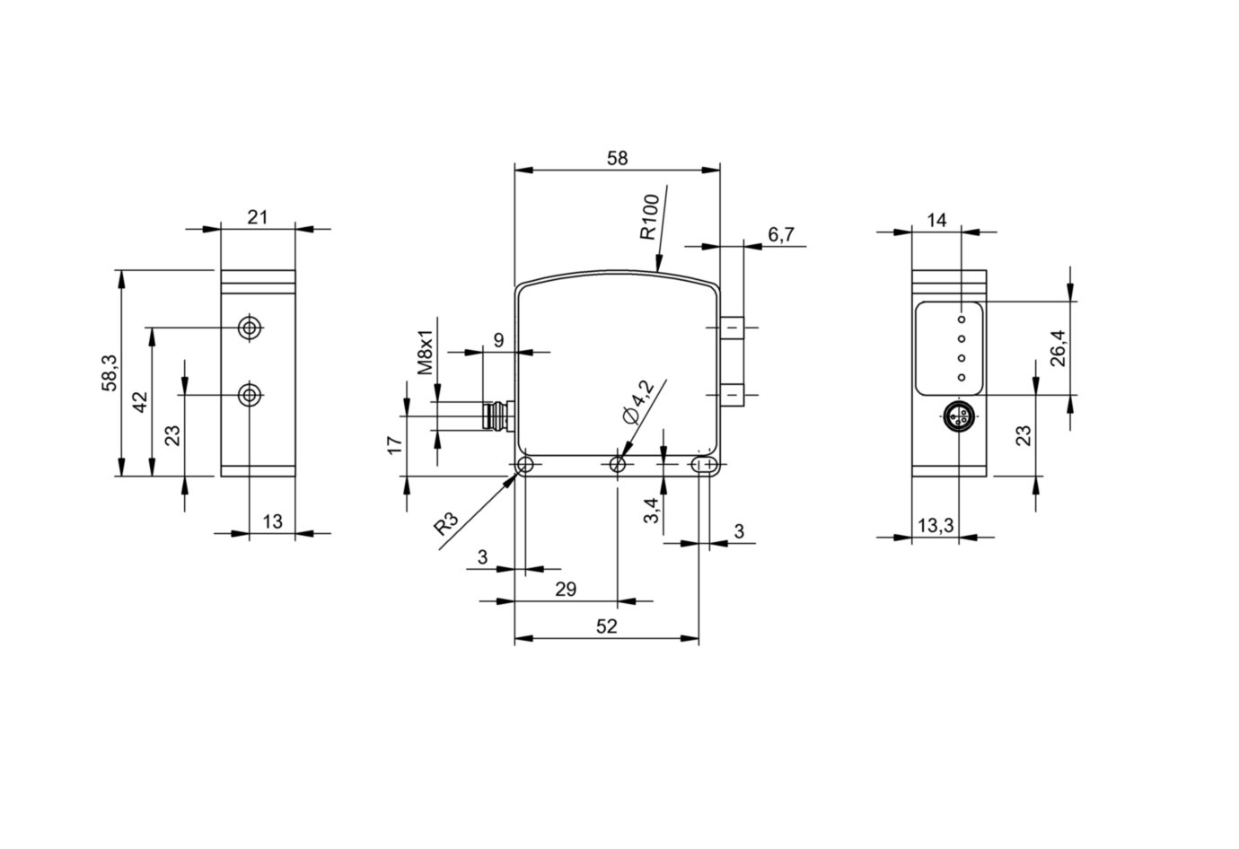 Датчик цвета Balluff BFS 33M-GSI-F01-S75