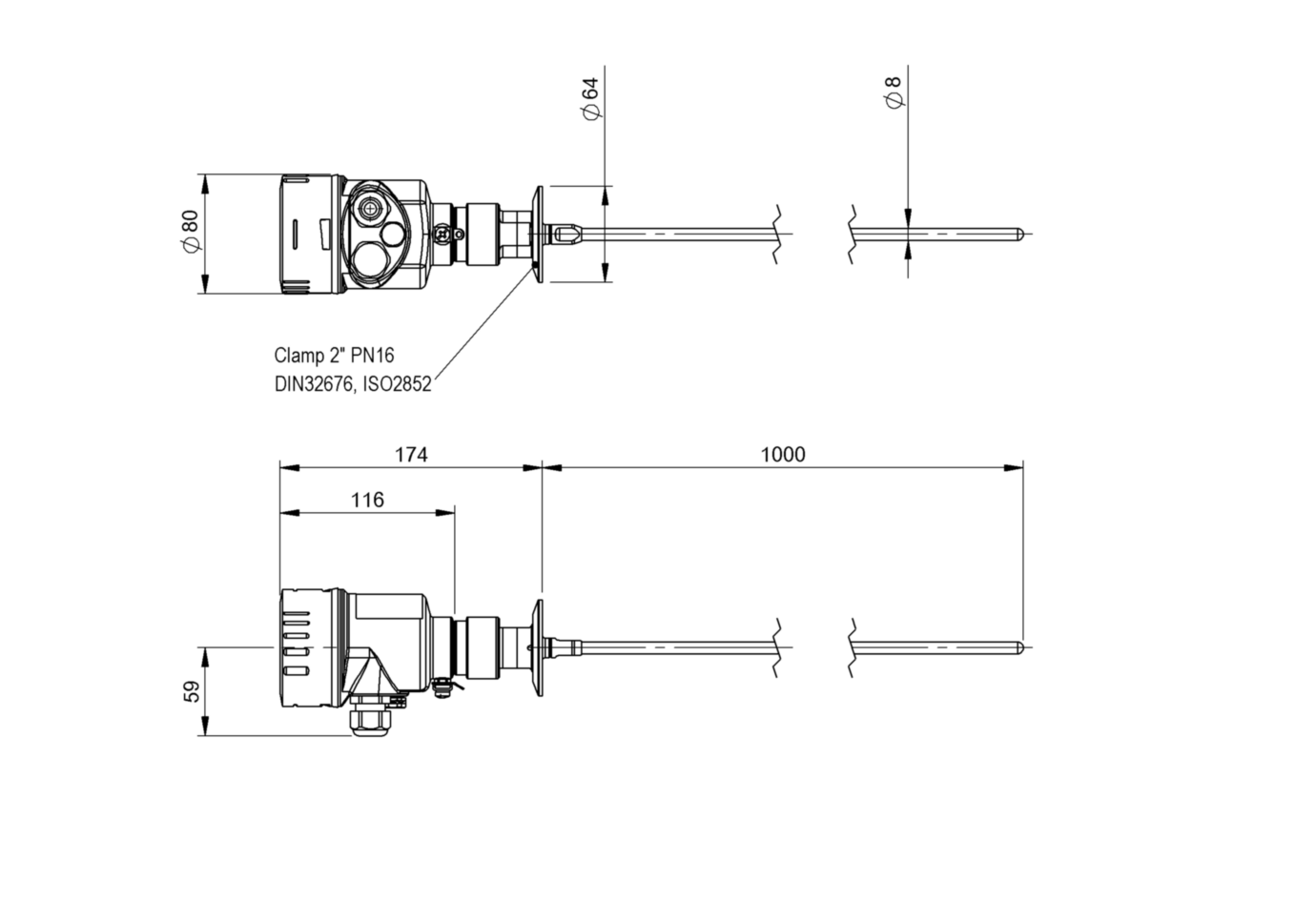 Радарный уровнемер Balluff BMD 1HLA-1000/41C-AE520A-KM20K