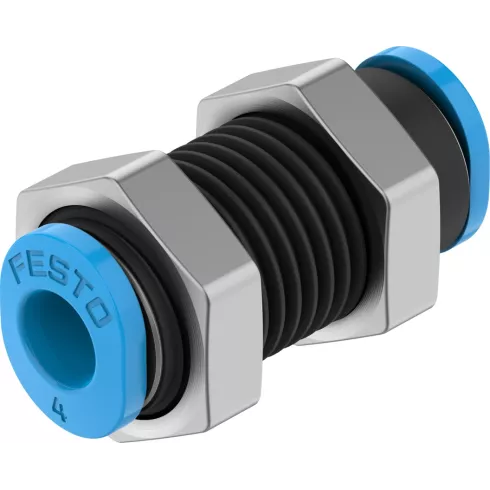 Муфта цанговая для панельного монтажа прямая Festo QSMS-4