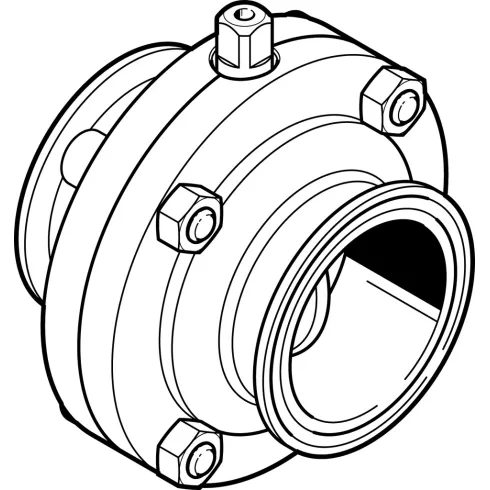 Поворотный затвор пищевой Festo VZFB-A-2&rdquo;-CC-V4V4V