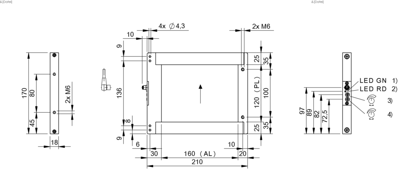 Щелевой датчик Balluff BOW A-1216-DS-C-S75