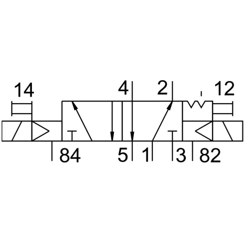 Распределитель с электромагнитным управлением Festo JMFH-5-1/8-EX