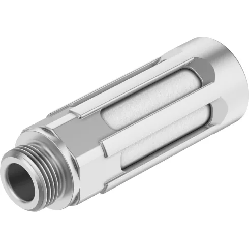Глушитель алюминиевый резьбовой Festo U-1/4-B-NPT