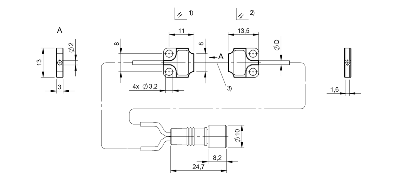 Оптоволоконный кабель Balluff BOH TK-R018-001-01-S49F