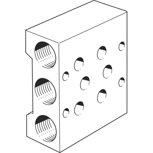 Плита для блочного монтажа Festo PRS-1/8-2-B