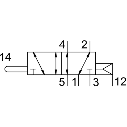 Нажимной распределитель Festo VMEF-S-M52-E-N18