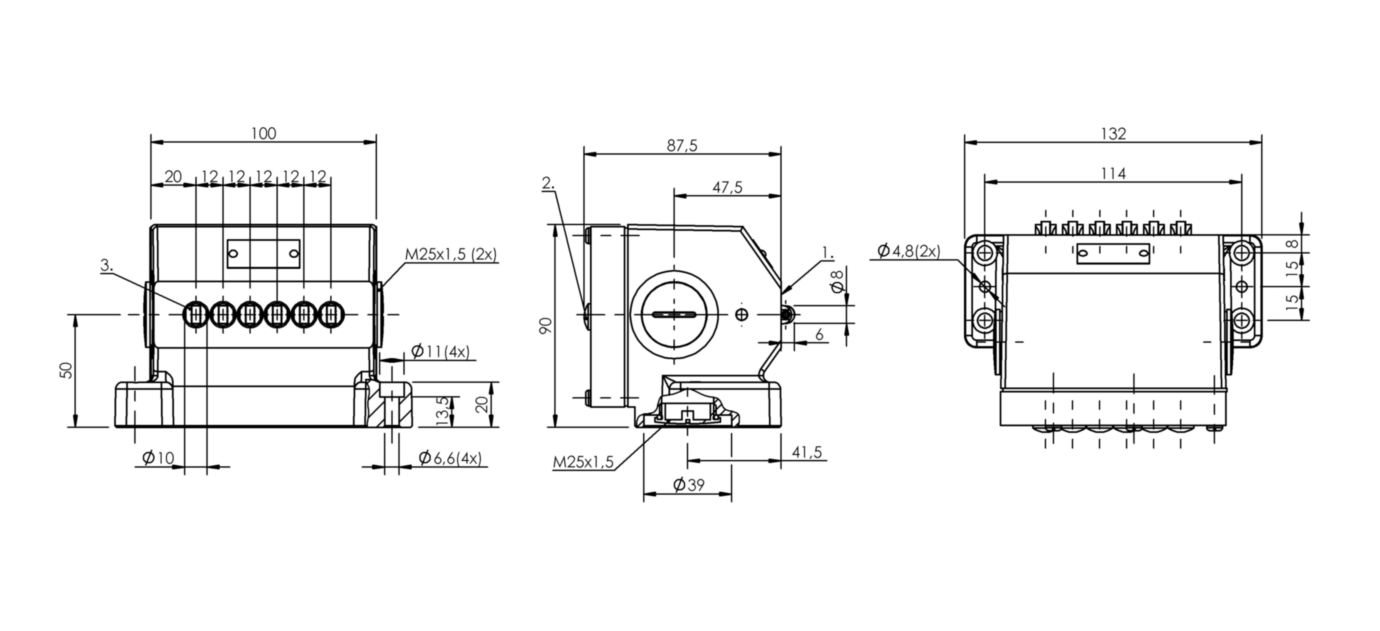 Блочный выключатель Balluff BNS 819-B06-R12-72-10-FD