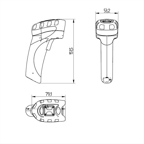 Ручной сканер 2D штрих-кодов Wenglor CSHH001