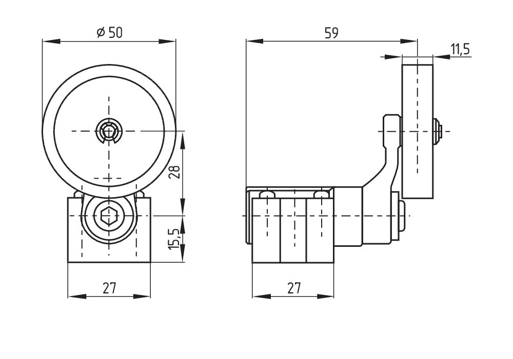 Kонцевой выключатель безопасности Schmersal T4VH336-11YR-1058