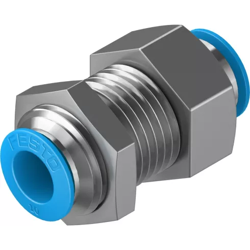 Муфта цанговая для панельного монтажа прямая Festo QSS-10-F