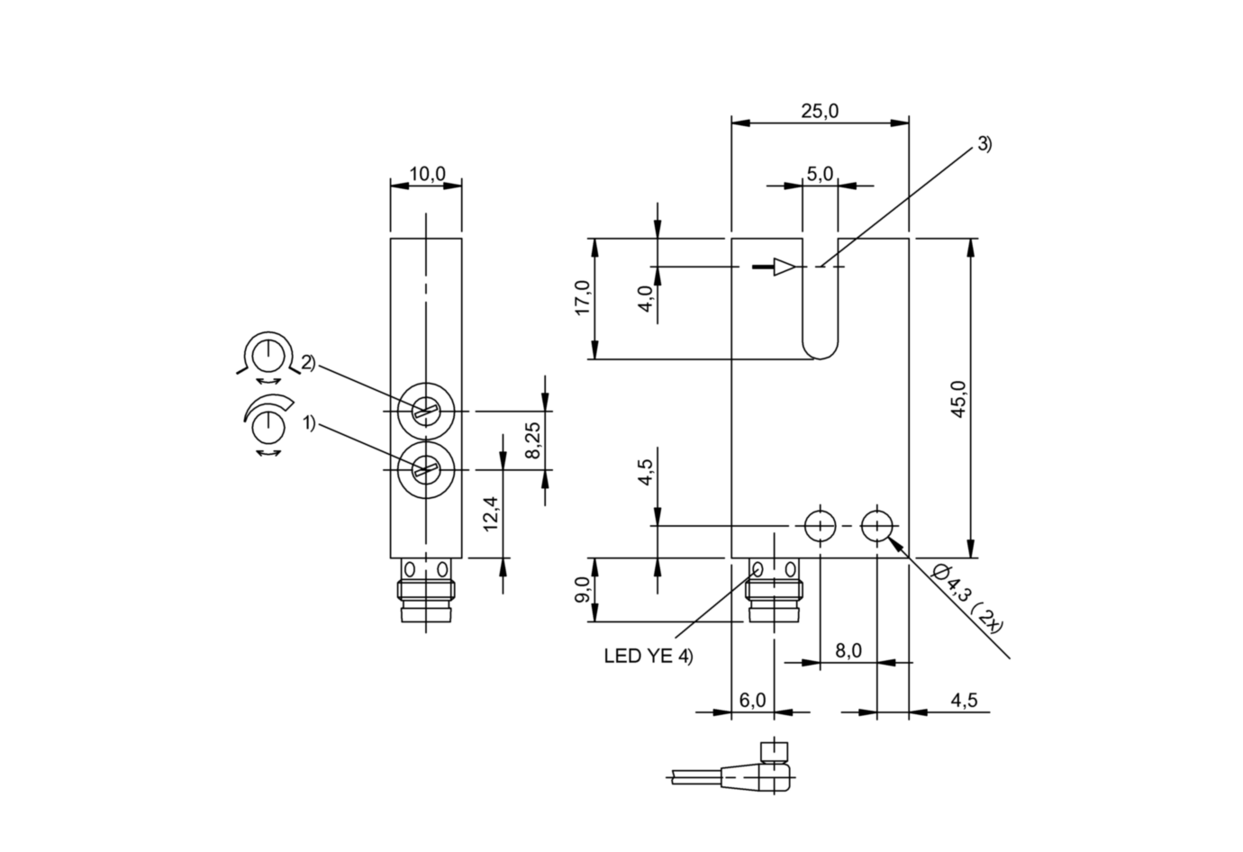 Щелевой датчик Balluff BGL 5A-005-S49