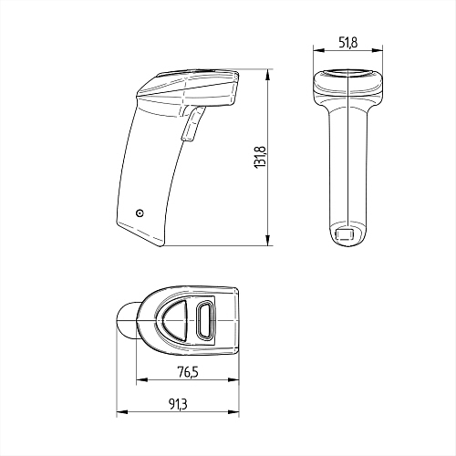 Ручной сканер 2D штрих-кодов Wenglor CSMH010