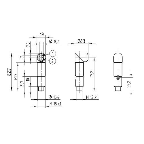 Оптический датчик Wenglor XW100PA3