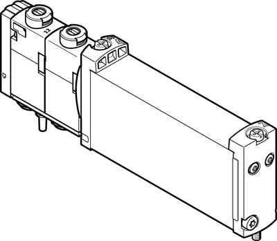 Распределитель с электромагнитным управлением Festo VUVG-B14-T32U-MZT-F-1T1L-EX2C