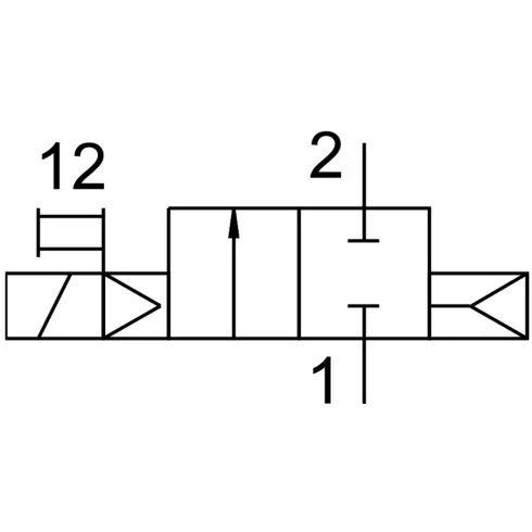 Клапан с электроуправлением Festo MN1H-2-3/4-MS