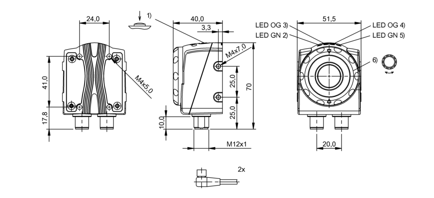 Сканер штрих-кодов Balluff BVS ID-3-001-E