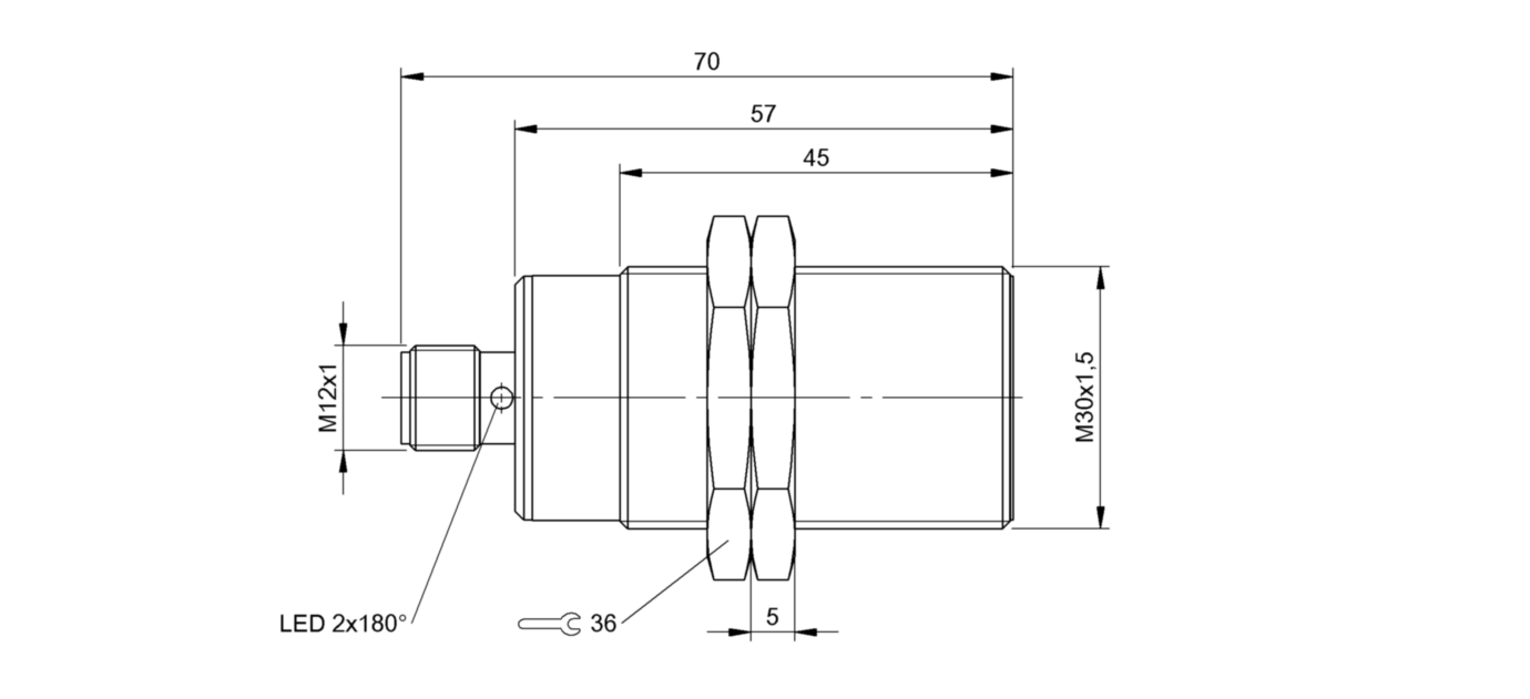 Индуктивный датчик безопасности Balluff BES M30MN-PFC10B-S04G-D11