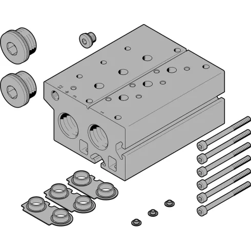 Плита для блочного монтажа Festo VABM-B10-30E-N34-9-P3