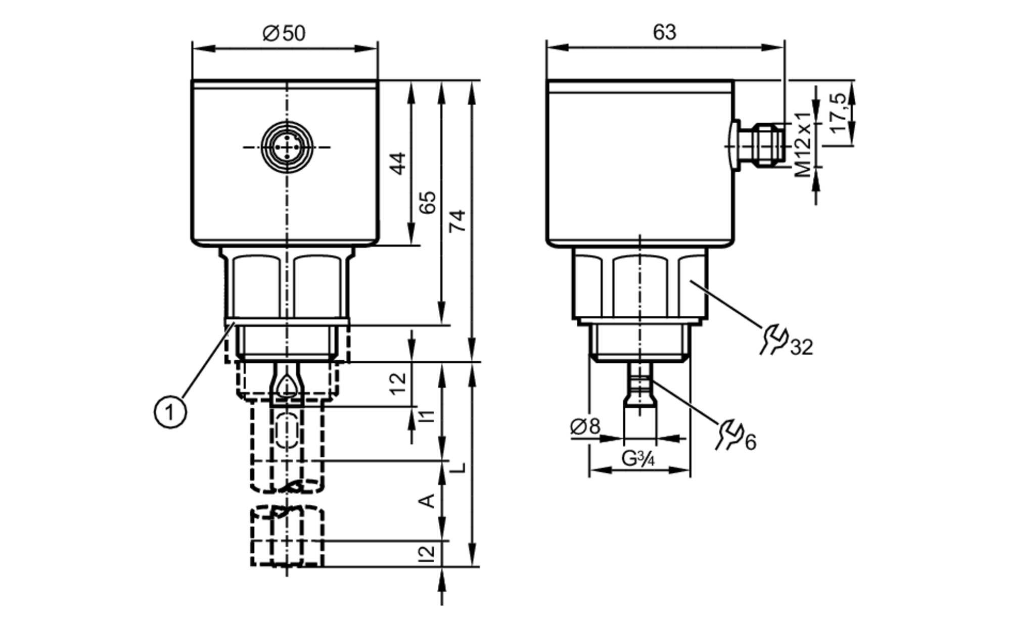 Радарный уровнемер IFM Electronic LR8020
