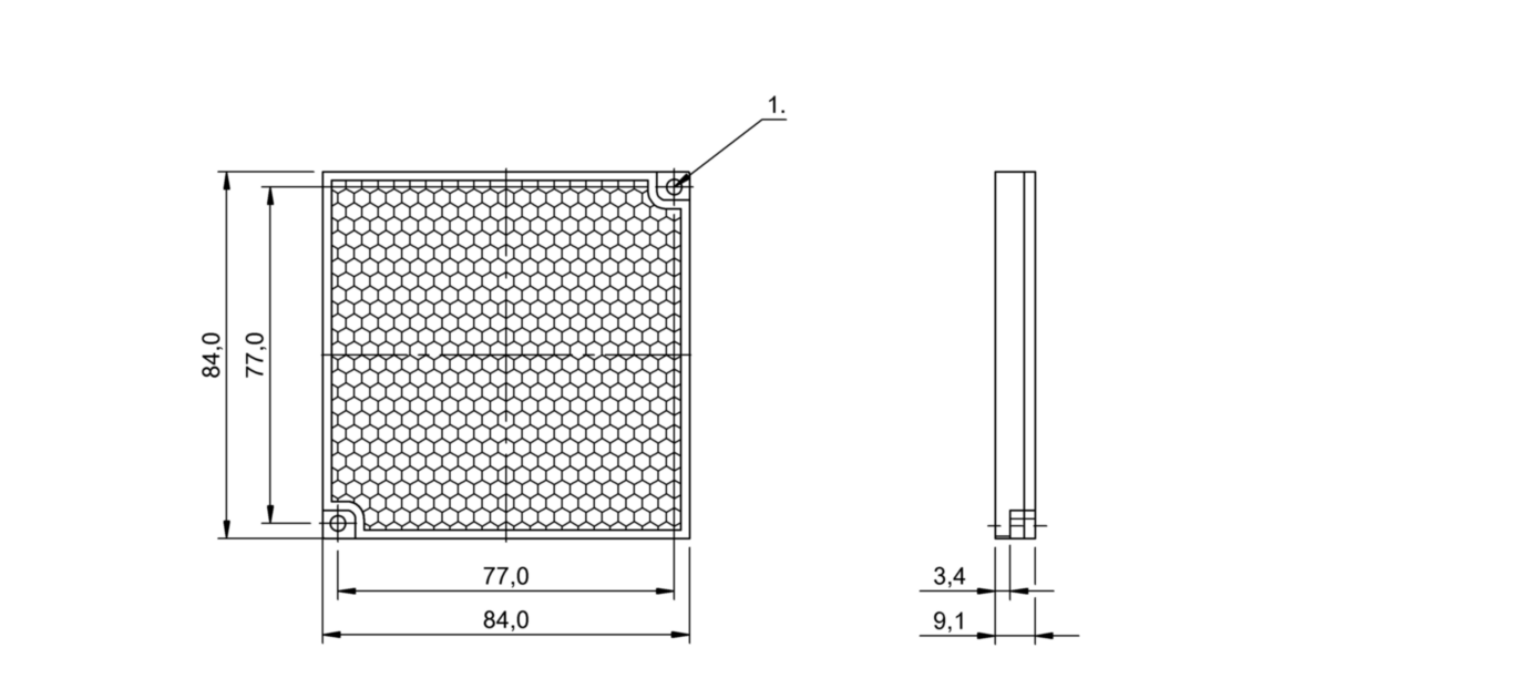 Рефлектор Balluff BOS R-11