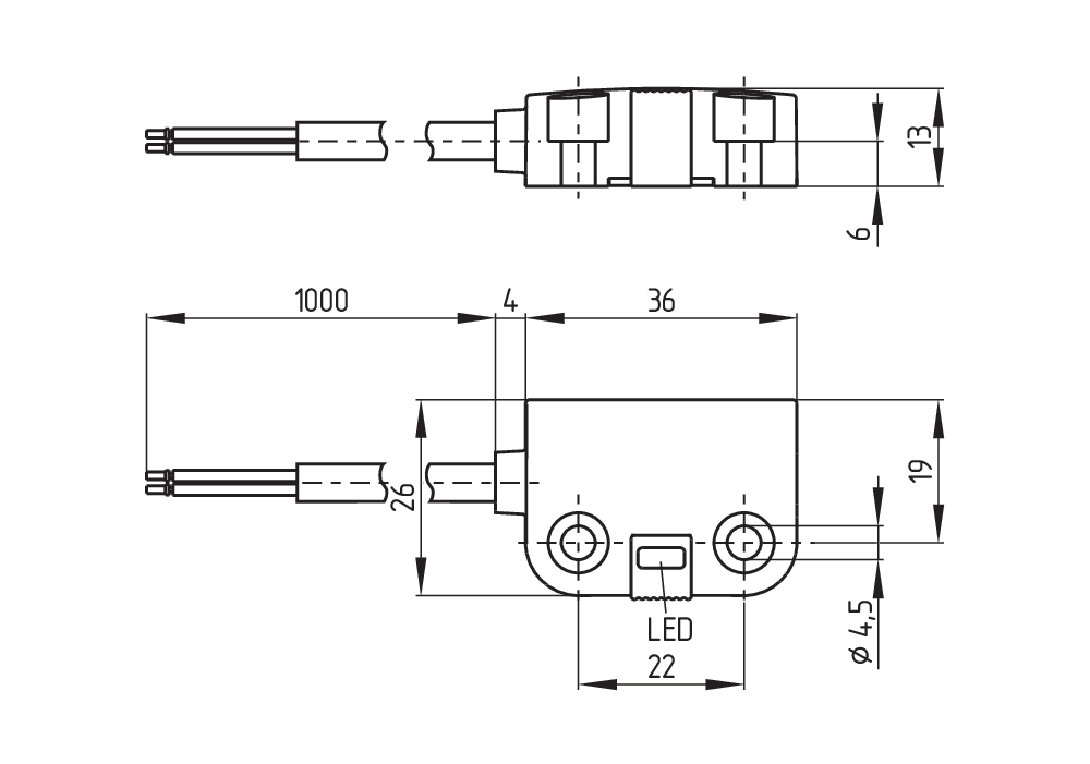 Магнитный датчик безопасности Schmersal BNS260-11ZG-L