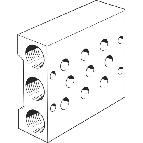 Плита для блочного монтажа Festo PRS-1/8-3-B