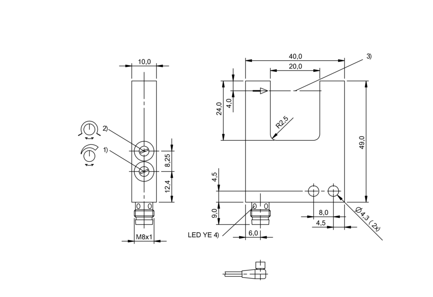 Щелевой датчик Balluff BGL 20A-002-S49