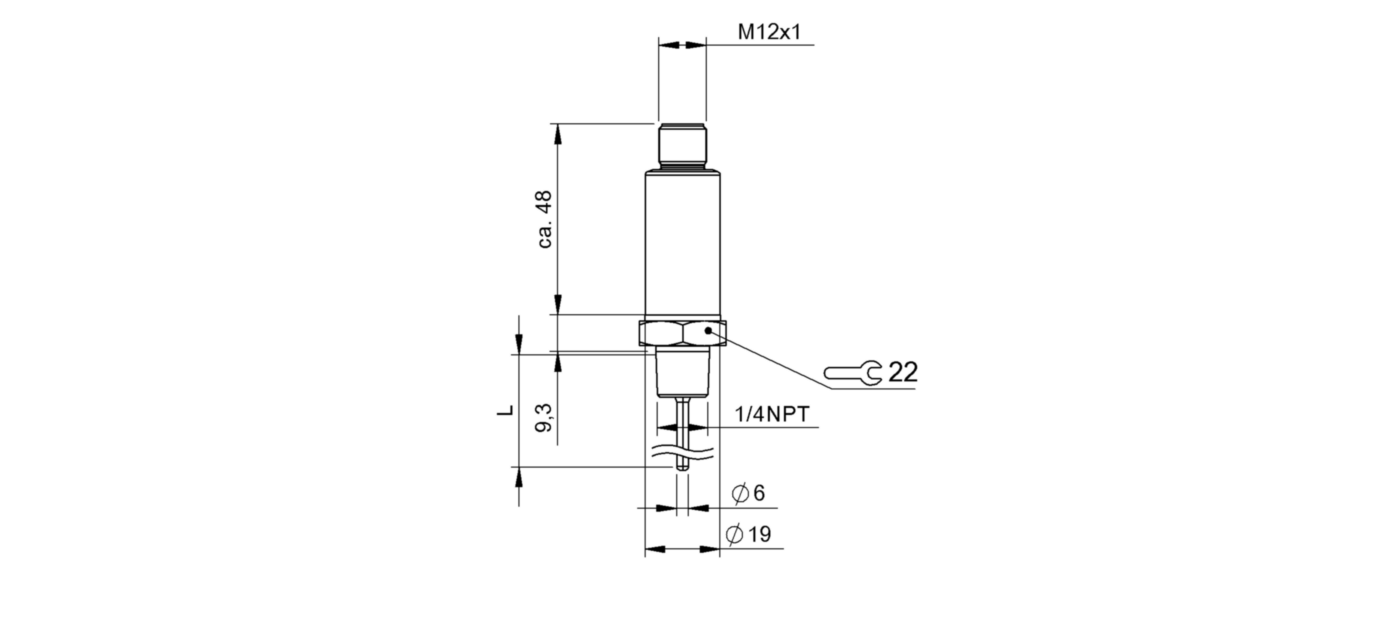 Датчик температуры Balluff BFT 6100-FC002-A06A1A-S4
