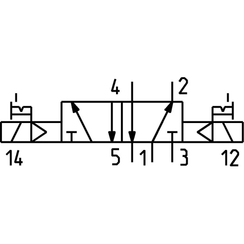 Распределитель с электромагнитным управлением Camozzi 751-000-P11-15-W23