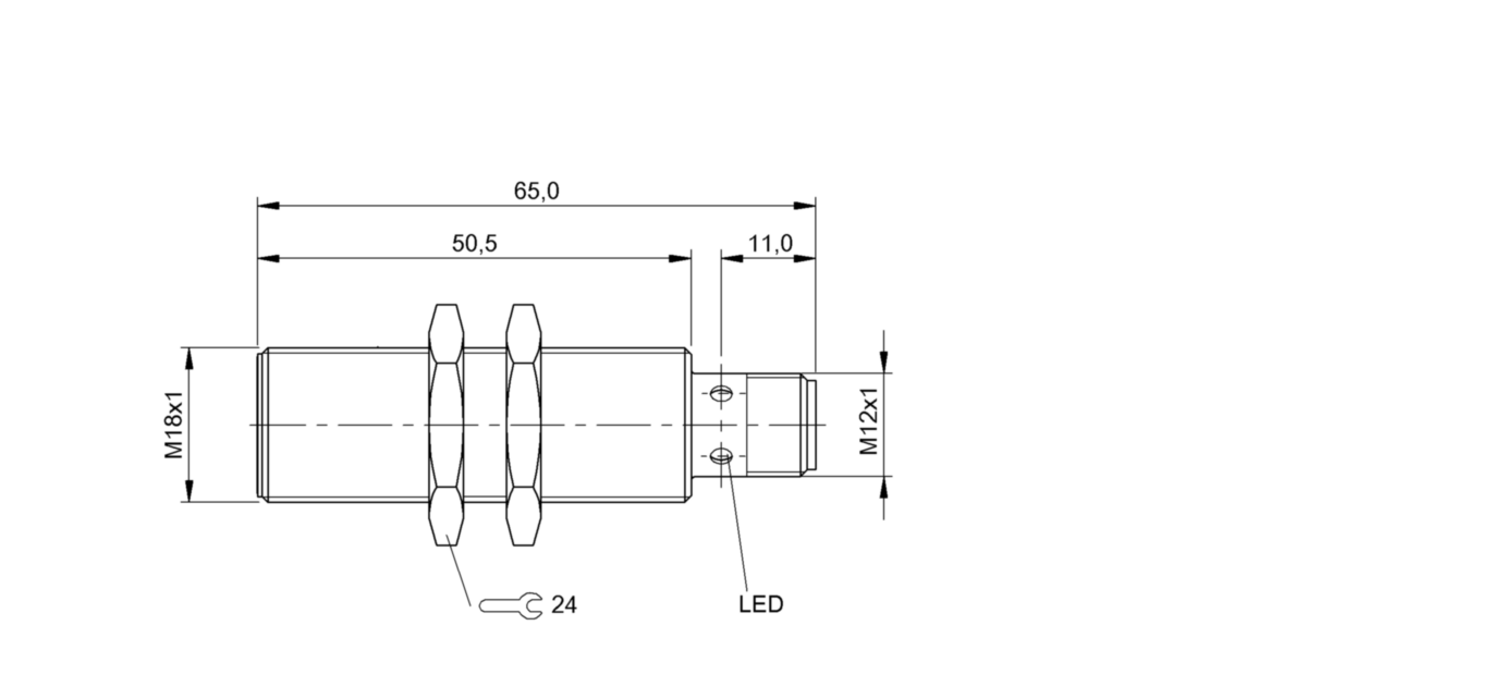 Индуктивный датчик расстояния Balluff BAW M18MI-UAC50B-S04G