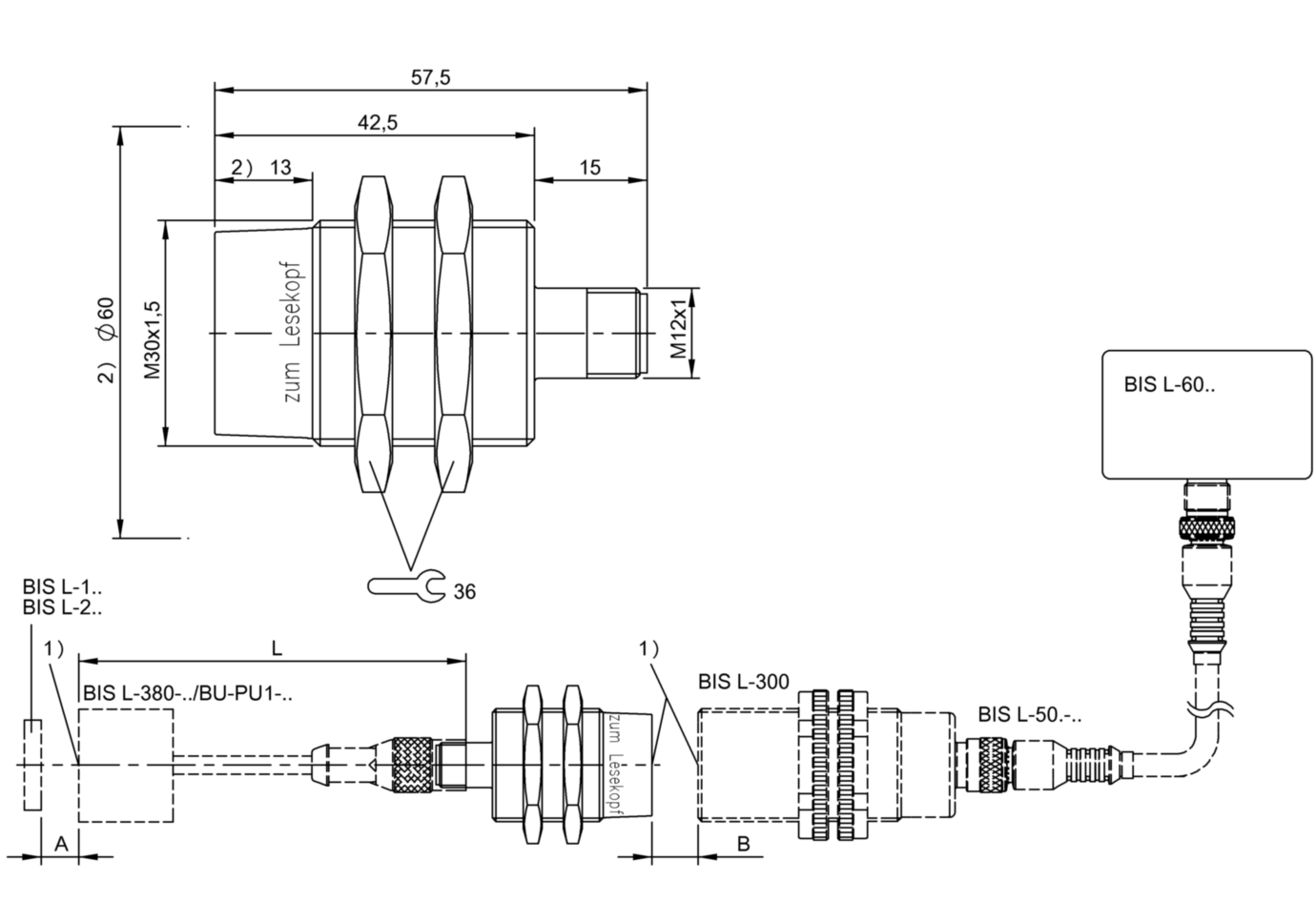 RFID Антенна Balluff BIS L-380-ST/10