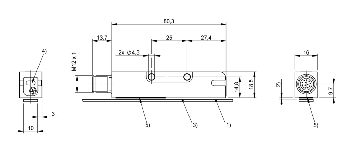 Магнитный энкодер Balluff BML-S1G0-S70G-M5EQ-P0-S284
