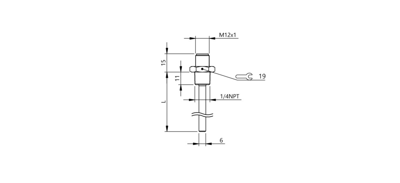 Датчик температуры Balluff BFT 6050-FC001-R02A0A-S4